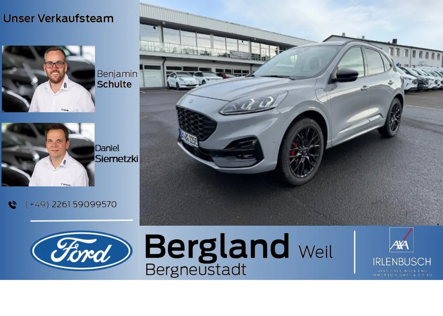 Ford Kuga GRAPHITE TECH 2.5 PHEV 225PS CVT Gris - 1