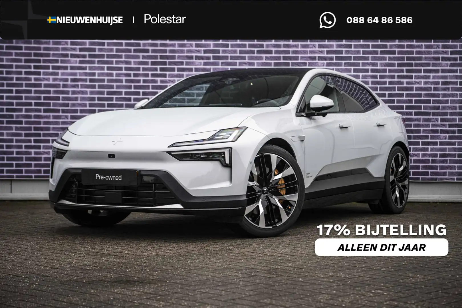 Polestar 4 Long Range Dual motor 100 kWh | 22 kW lader | 22" Grijs - 1