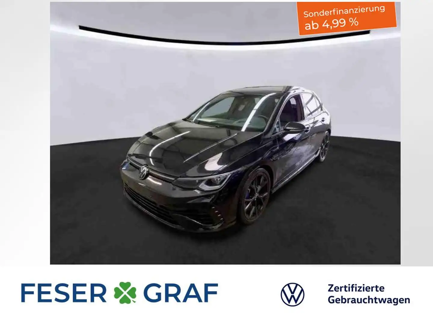 Volkswagen Golf VIII R 2.0 TSI 4MOTION 7-DSG AKP PANO HARMAN KARDO Schwarz - 1