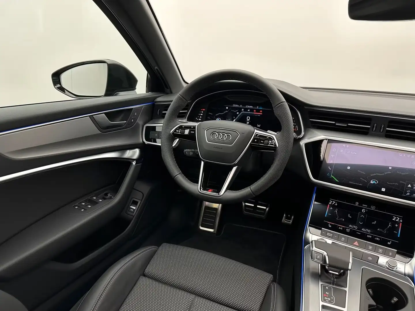 Audi A6 Avant 40 2.0 tdi mhev S line quattro Czarny - 1