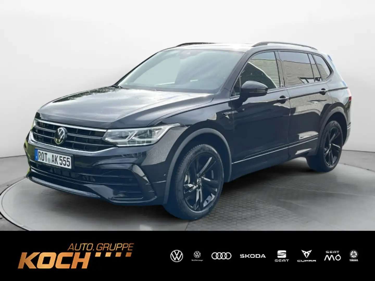 Volkswagen Tiguan Allspace 2.0TDI R-Line DSG 7-Sitzer Navi Schwarz - 1