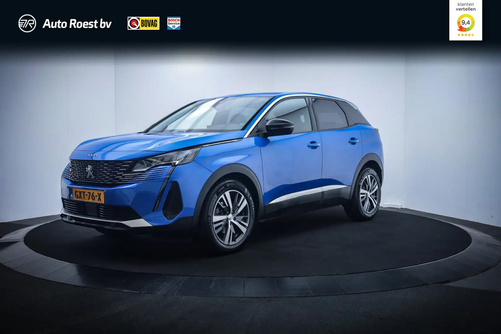 Peugeot 3008 1.2T Aut. ALLURE Pack Business FULL LED/360 CAM/CA Blauw - 1