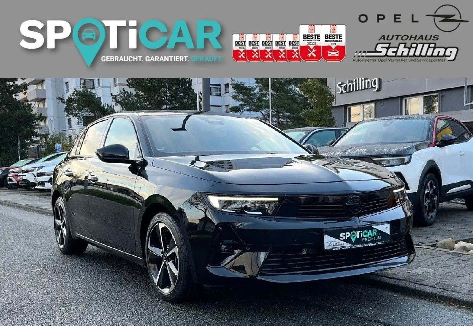 Opel Astra Astra 1.2 Turbo Automatik GS HeadUp AGR-Sitz Schwarz - 1