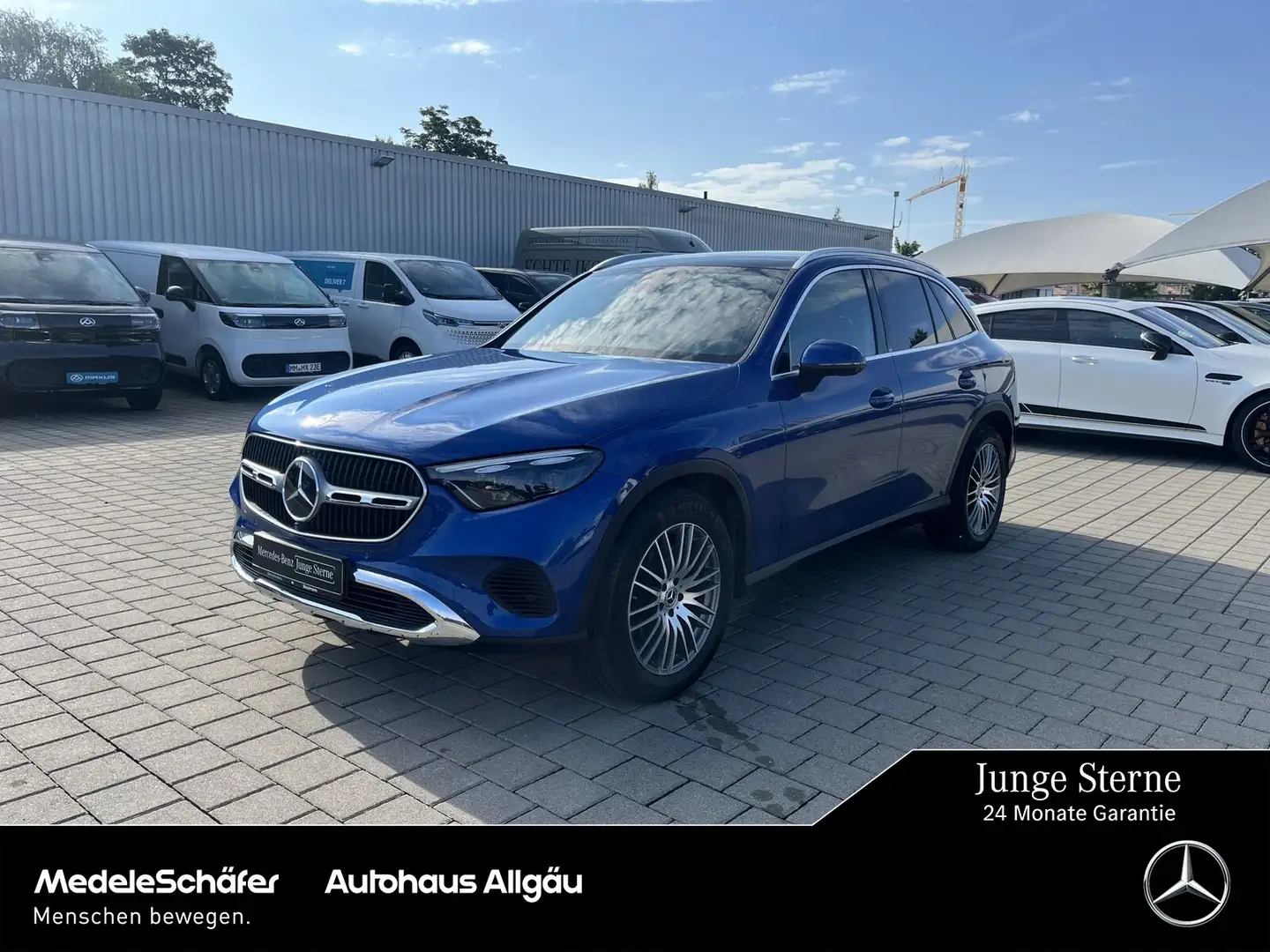 Mercedes-Benz GLC 200 GLC 200 4M Avantgarde Pano Distronic AHK NP75 Bleu - 1
