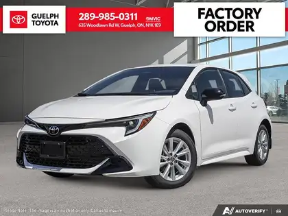 White 2026 Toyota Corolla Hatchback Hatchback Automatic