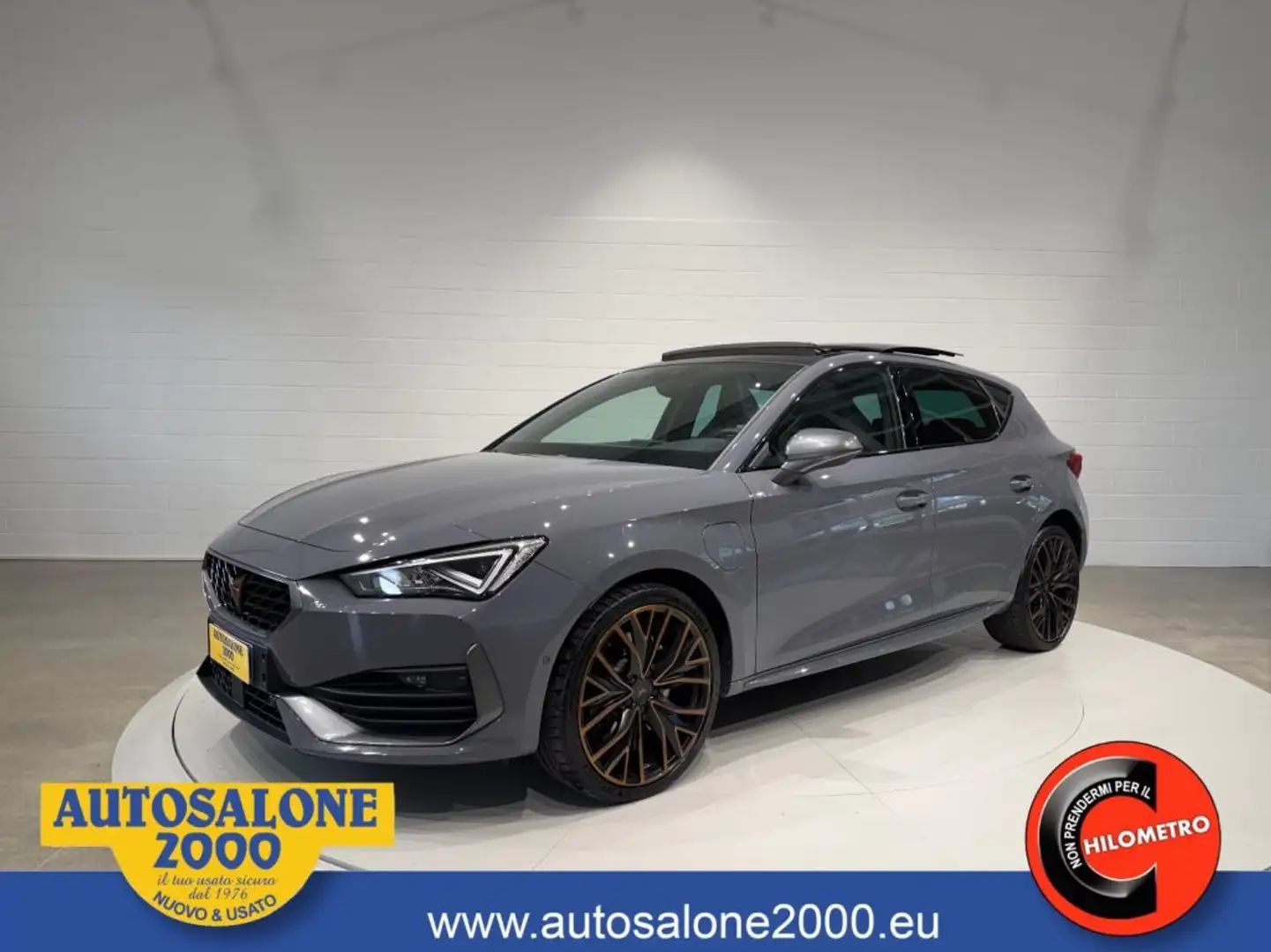 CUPRA Leon 1.4 e-HYBRID 245 CV DSG TETTO / PREZZO REALE Šedá - 1