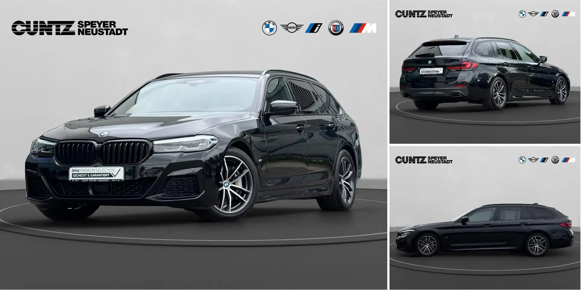 BMW 530 d Touring M-Paket Park-Drivingassist Rückfahrk. Te Schwarz - 1