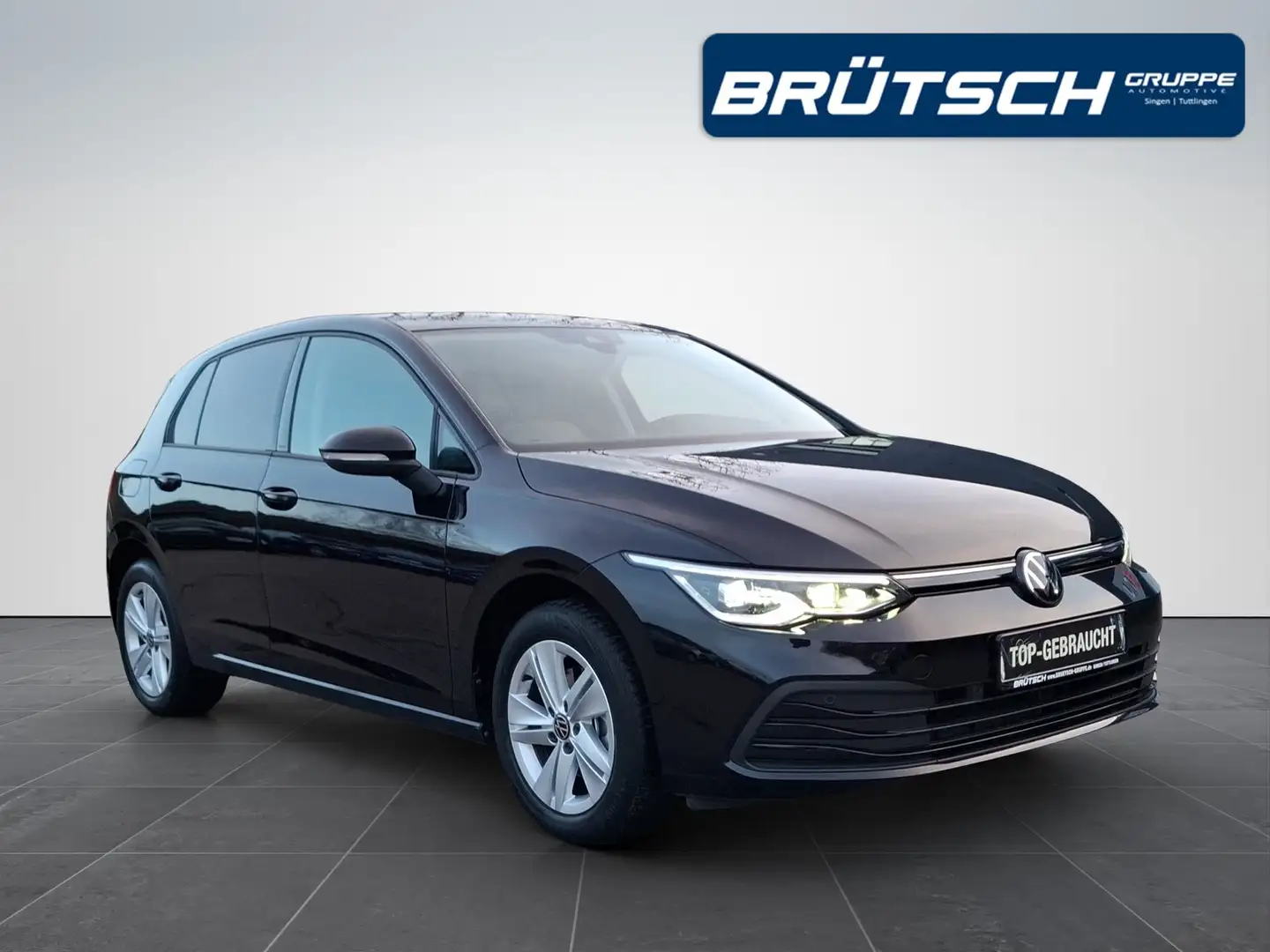 Volkswagen Golf VIII 1.0 TSI Life KLIMA / MATRIX / ACC / NAVI / PA Schwarz - 2