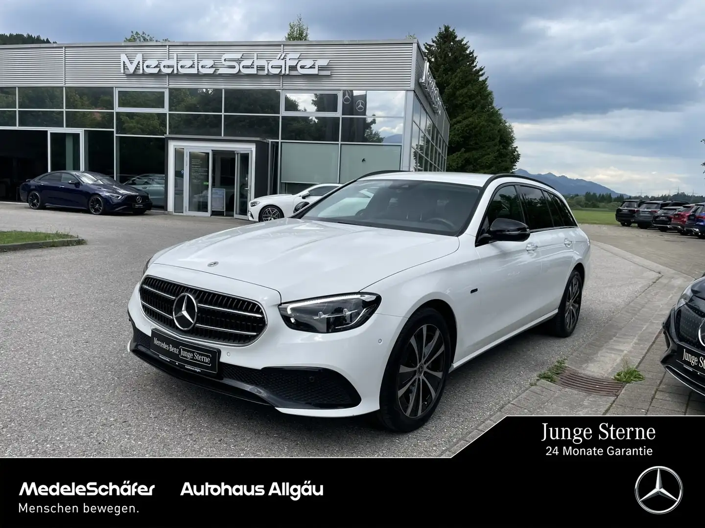 Mercedes-Benz E 300 E 300 e T-Modell Night KeylGo Burm Kam Wide Sport Blanc - 1