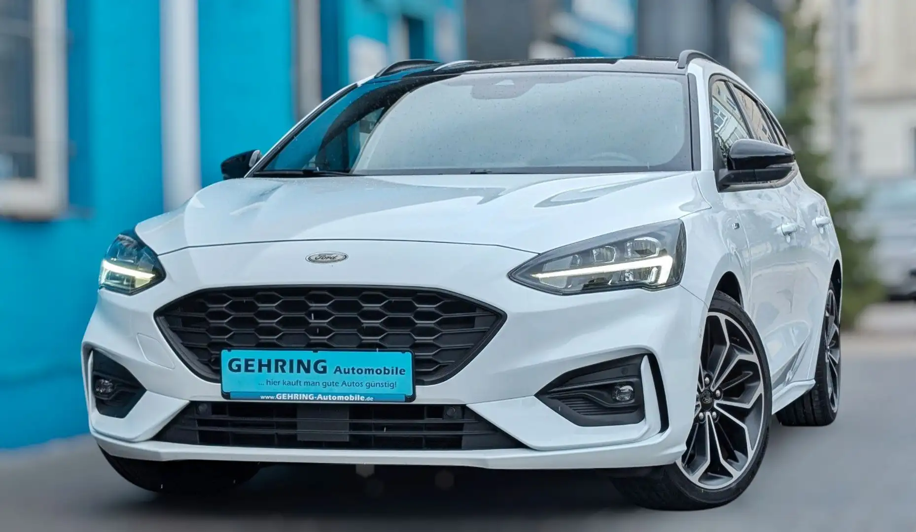 Ford Focus Turnier ST-Line LED 18"Alu Navi CarPlay 1A Blanc - 1