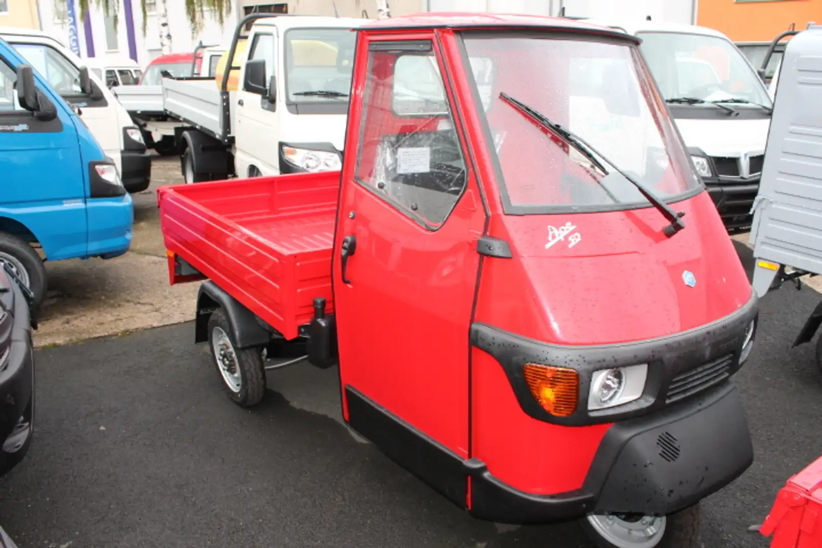 Piaggio Ape 50 Pritsche LED Grossauswahl SOFORT Rot - 1