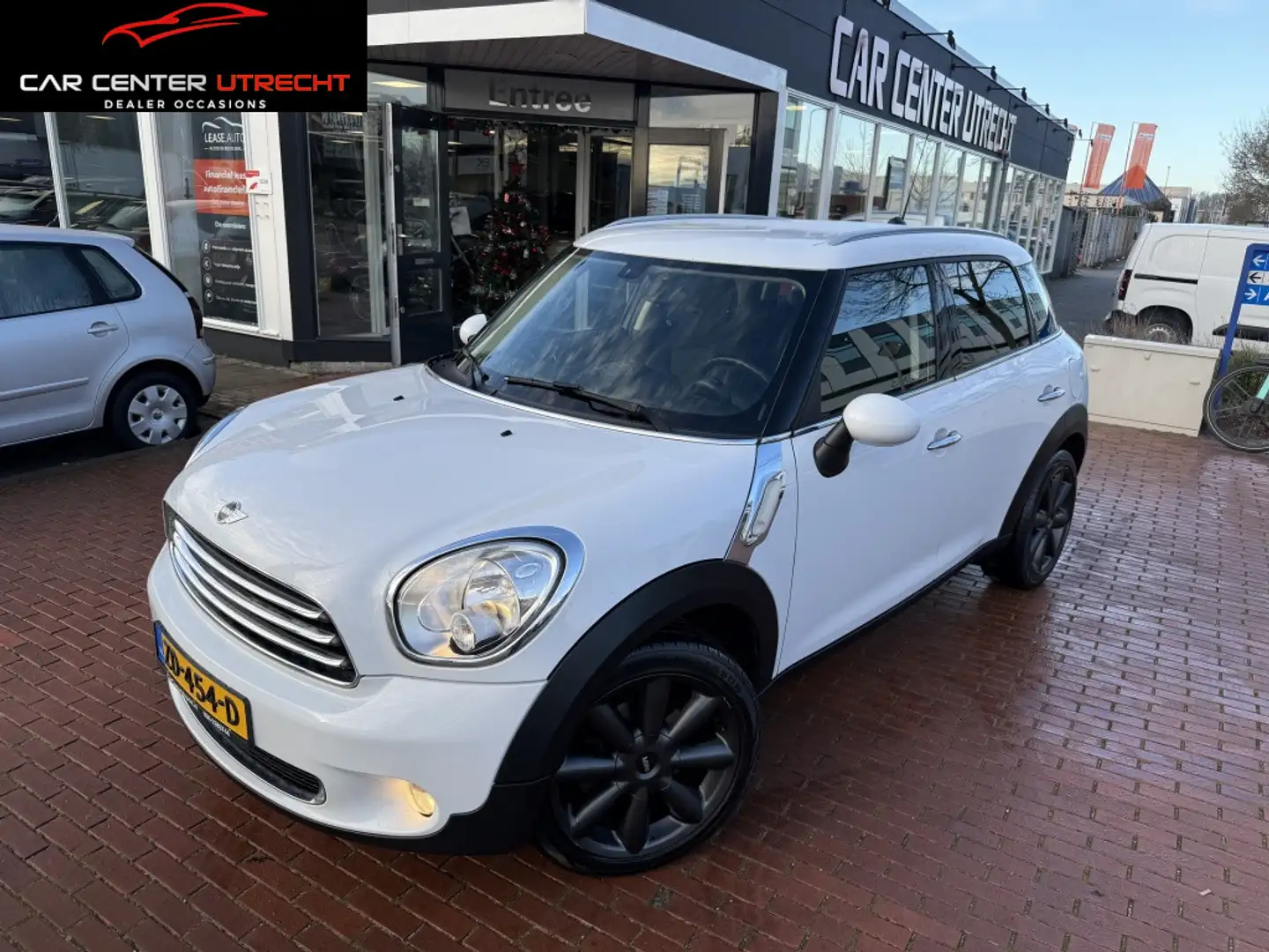 MINI Cooper Countryman Mini 1.6 navi airco leer 6versn nette mini Weiß - 1