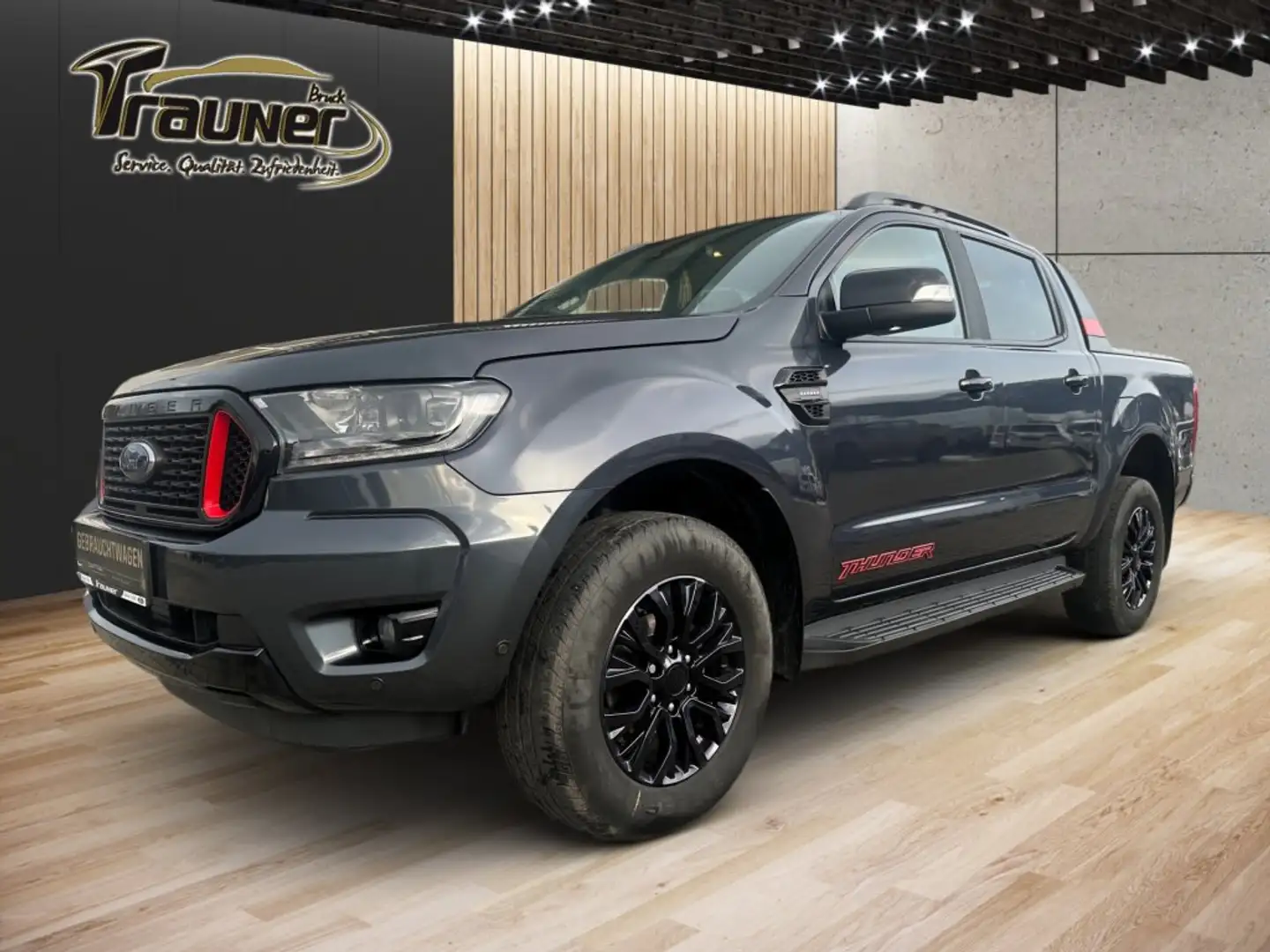 Ford Ranger Doppelkabine Thunder 2,0 EcoBlue Aut. Grau - 1