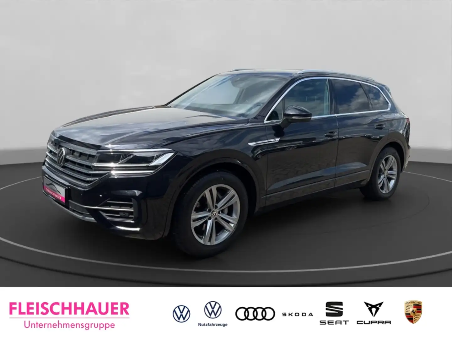 Volkswagen Touareg 3.0 TDI R-Line AHK Kamera Luftfederung Schwarz - 1