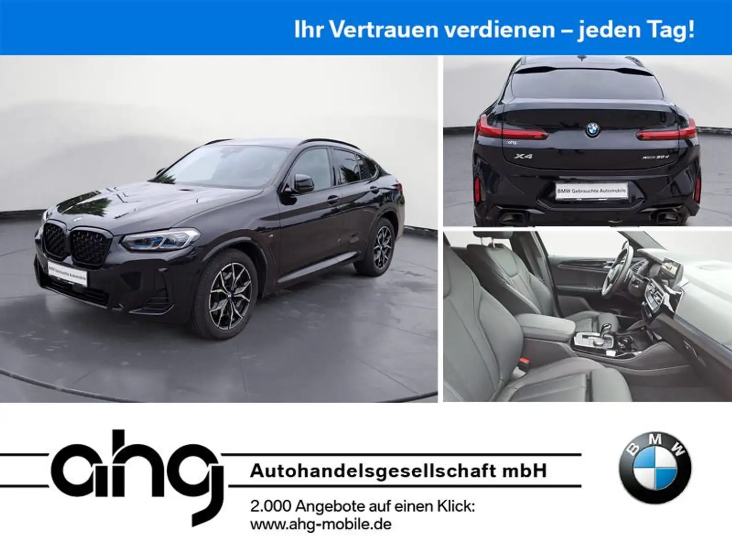 BMW X4 xDrive30d AT *MSport*Shadow*Laser*Navi*Standh Noir - 1