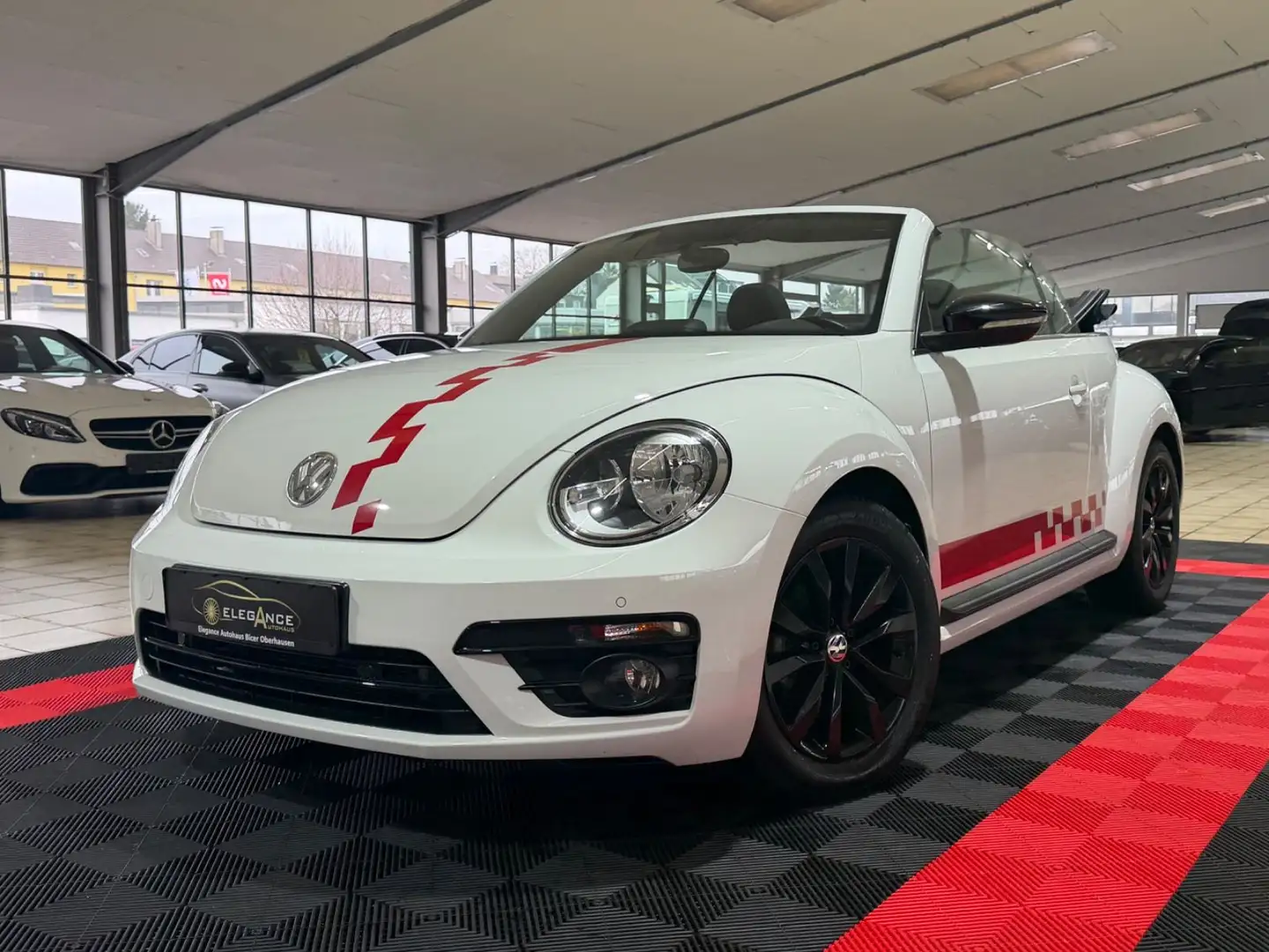 Volkswagen Beetle Cabriolet Design*AUTOMATIK*PDC*KLIMA*MFL* Blanc - 1