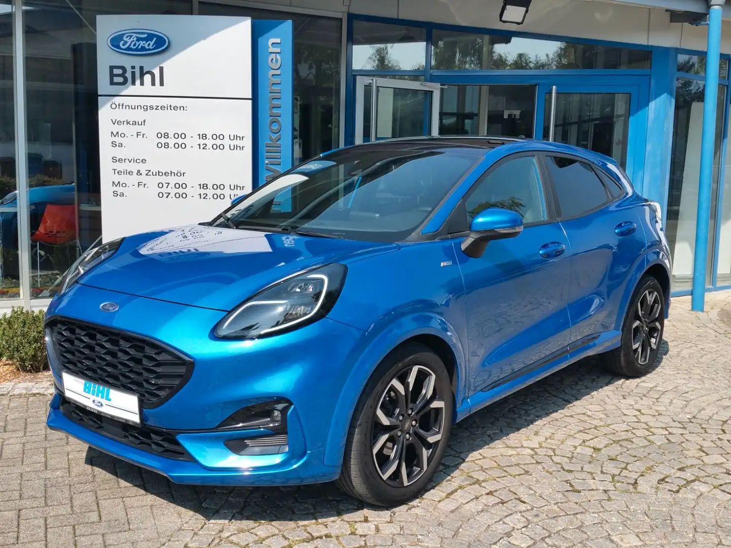 Ford Puma ST-Line X Navi LED Glasdach Winterp. 1.Hand Bleu - 2