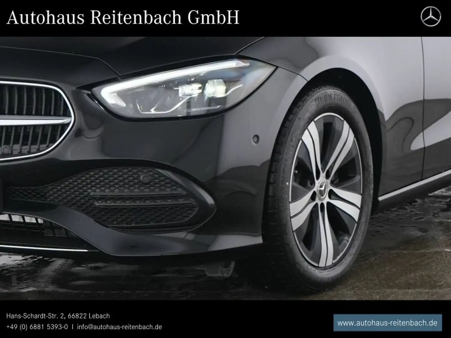 Mercedes-Benz C 180 C180 AVANTGARDE+PANO+LED KAMER+MEMO+AMBIENT+TOTW Schwarz - 2