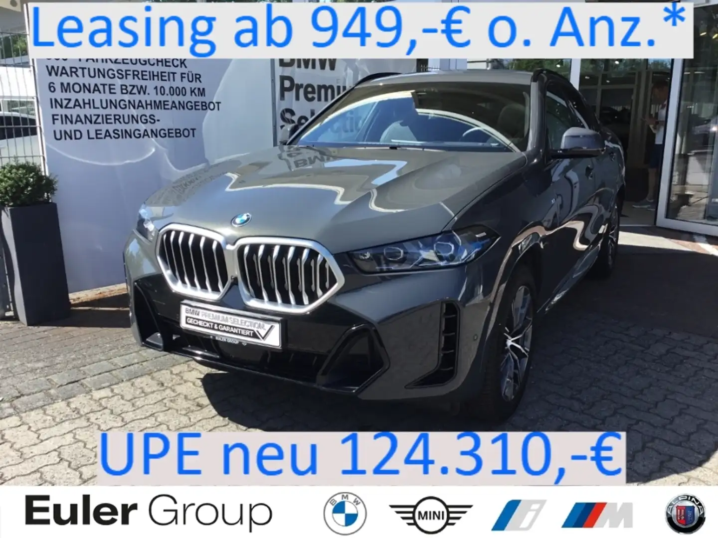 BMW X6 xDr.40d M Sport Iconic AHK Pano SoftCl StHzg H/K T Grijs - 1