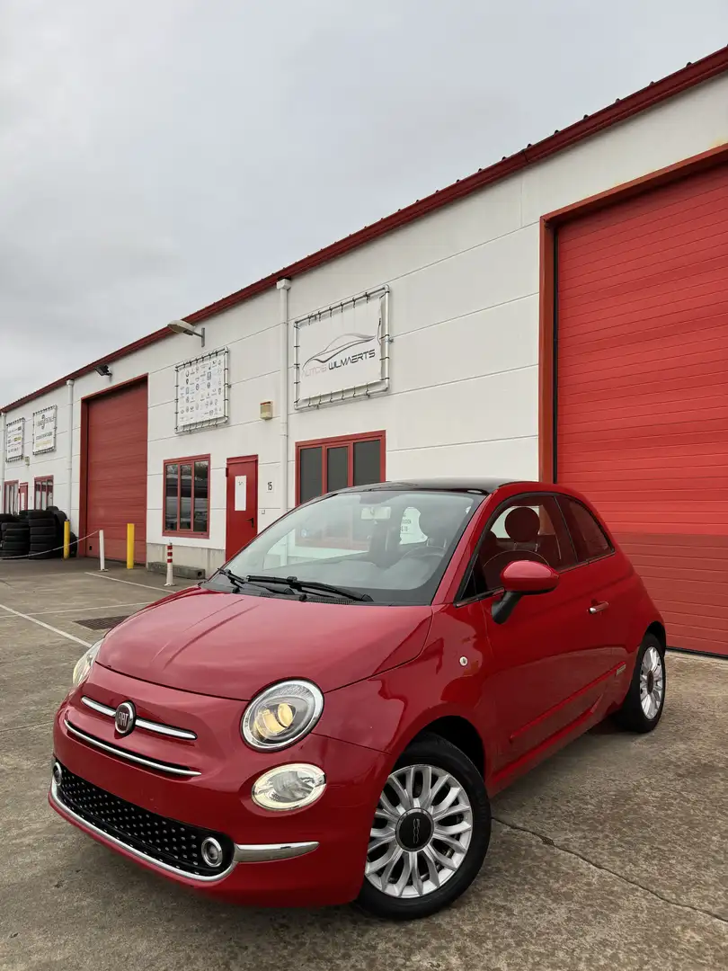 Fiat 500 lounge 2017 1.2i led/vitrualcockpit/pano/pdc Rouge - 1