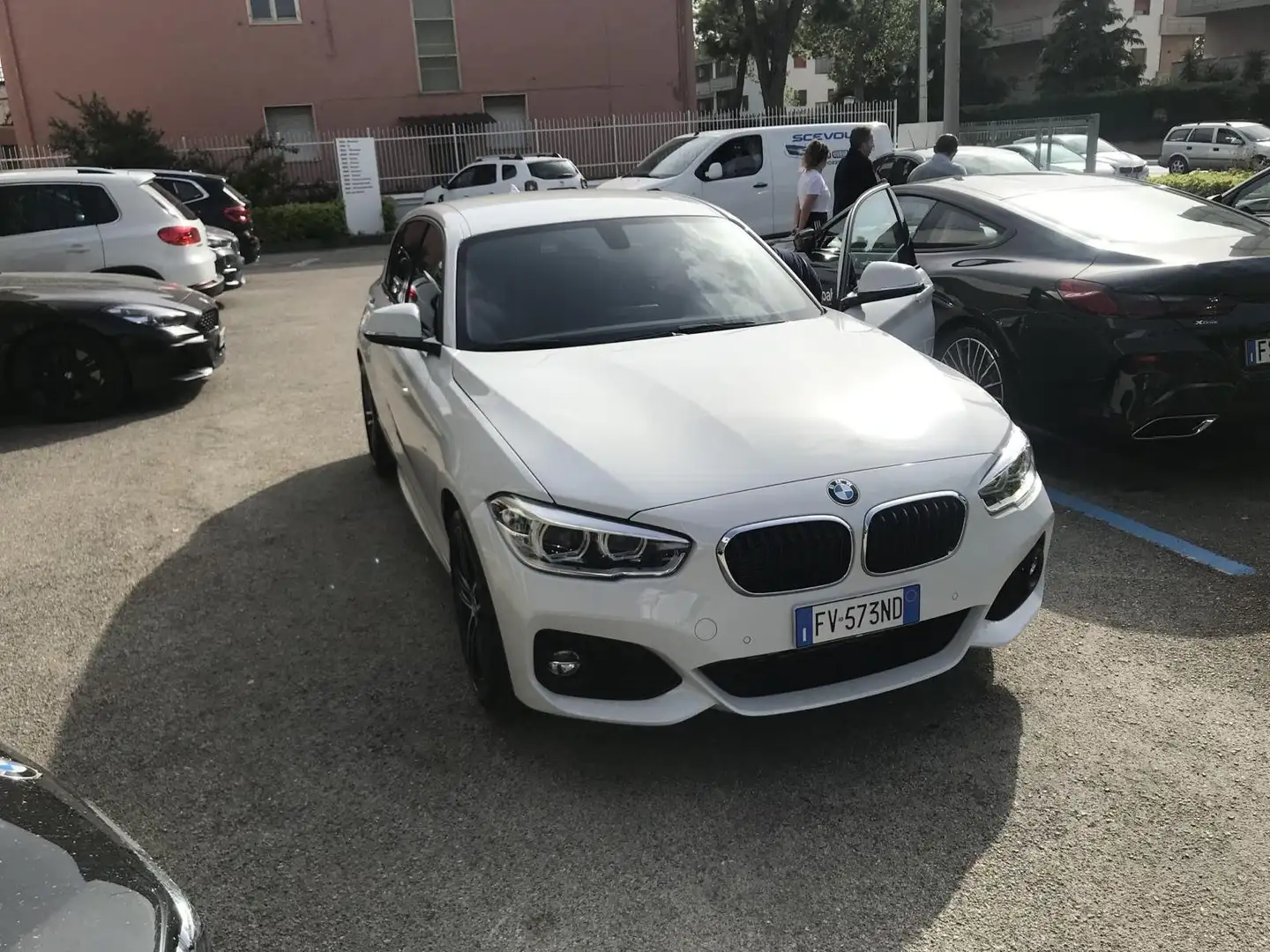 BMW 116 Serie 1 F/20-21 2015 116d Msport 5p Bianco - 2
