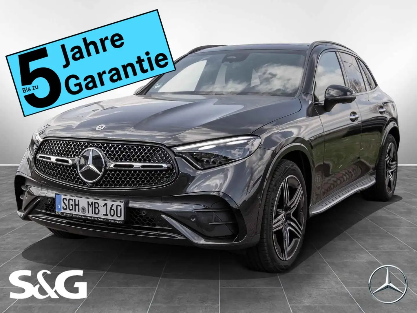 Mercedes-Benz GLC 220 d 4M AMG Distronic+360°+DIG-LED+AHK+Pano Grigio - 1