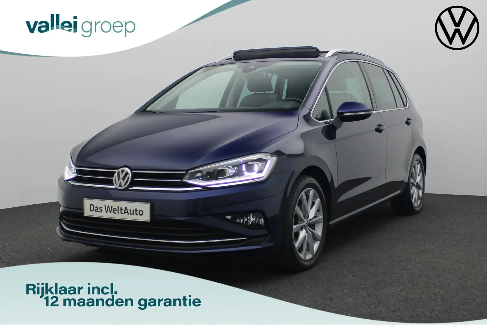 Volkswagen Golf Sportsvan 1.5 TSI 150 pk DSG ACT Highline | Panoramadak | St Blauw - 1