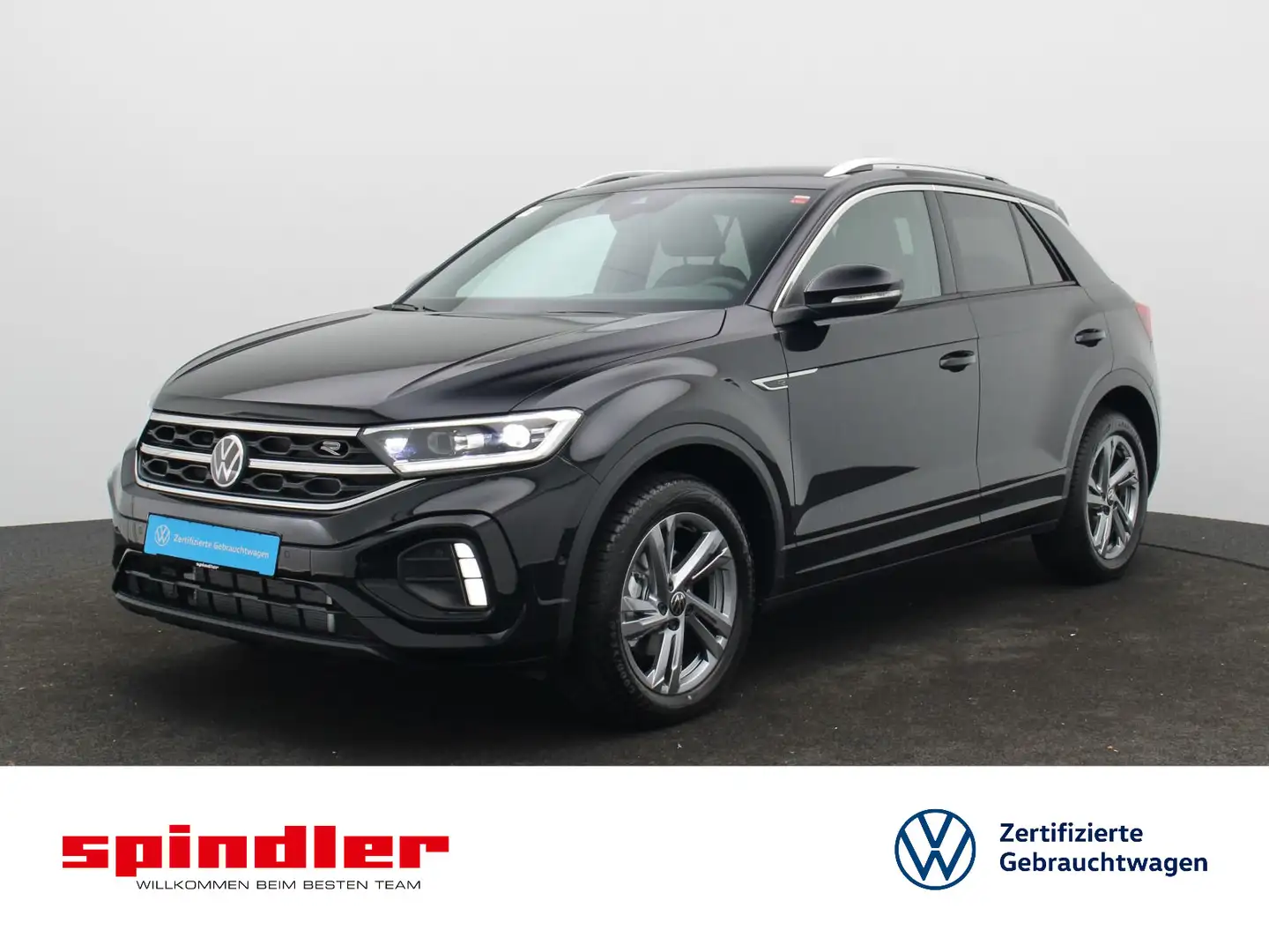 Volkswagen T-Roc R-Line 1.5 TSI DSG / Navi, AHK, LED+, RFK Schwarz - 1
