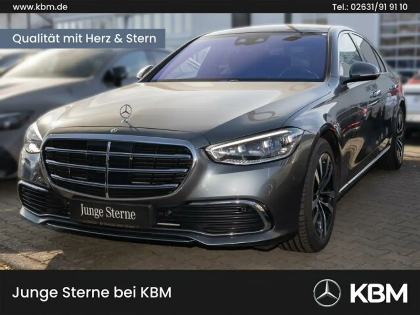 Mercedes-Benz S 400 S 400 d 4M AHK°HuD°PANO°DIGI°KEYL°CHAUFFEUR° Grau - 1