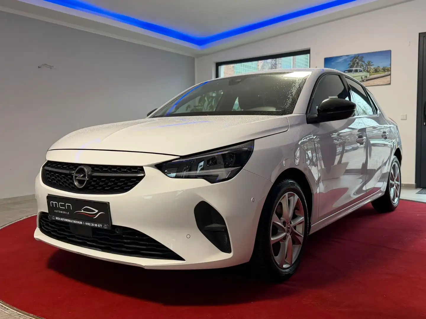 Opel Corsa F Elegance 1.Hand/PDC/Wenig Km Weiß - 1