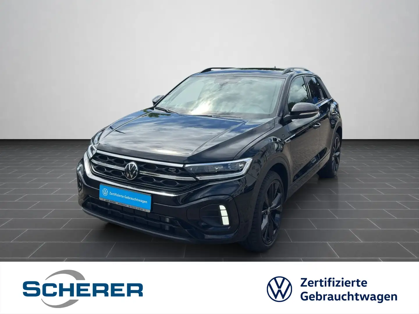 Volkswagen T-Roc R-Line 1.5 TSI DSG BLACK STYLE AHK NAVI PA Schwarz - 1