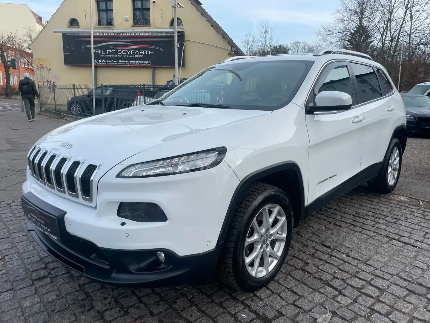 Jeep Cherokee CHEROKEE  4WD*NAVI*PANO*LEDER*KAMERA*FESTPREIS Blanc - 1