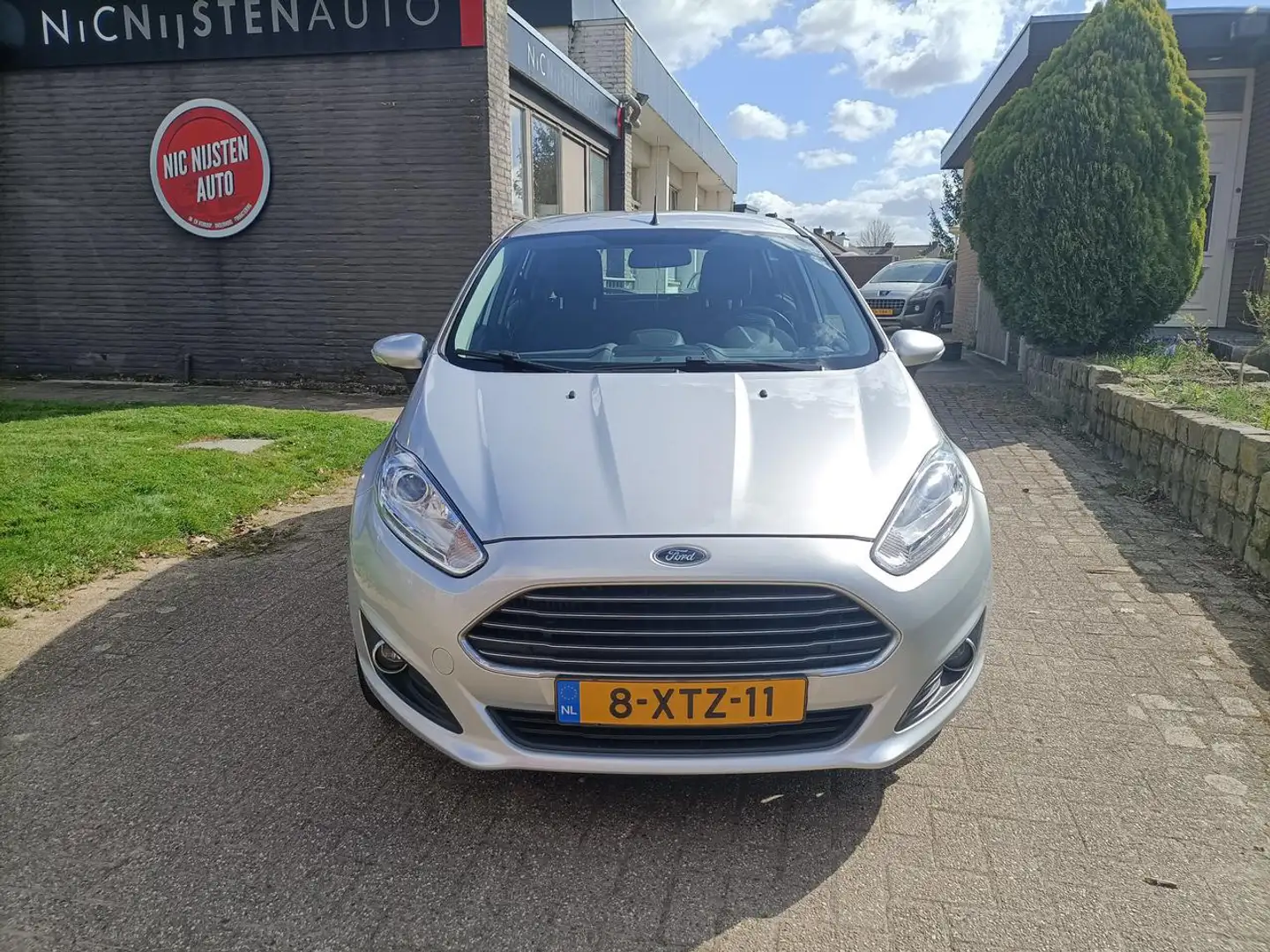 Ford Fiesta 1.0 Ecob.Titanium Automaat,Cruise,nwe distr. Grijs - 2