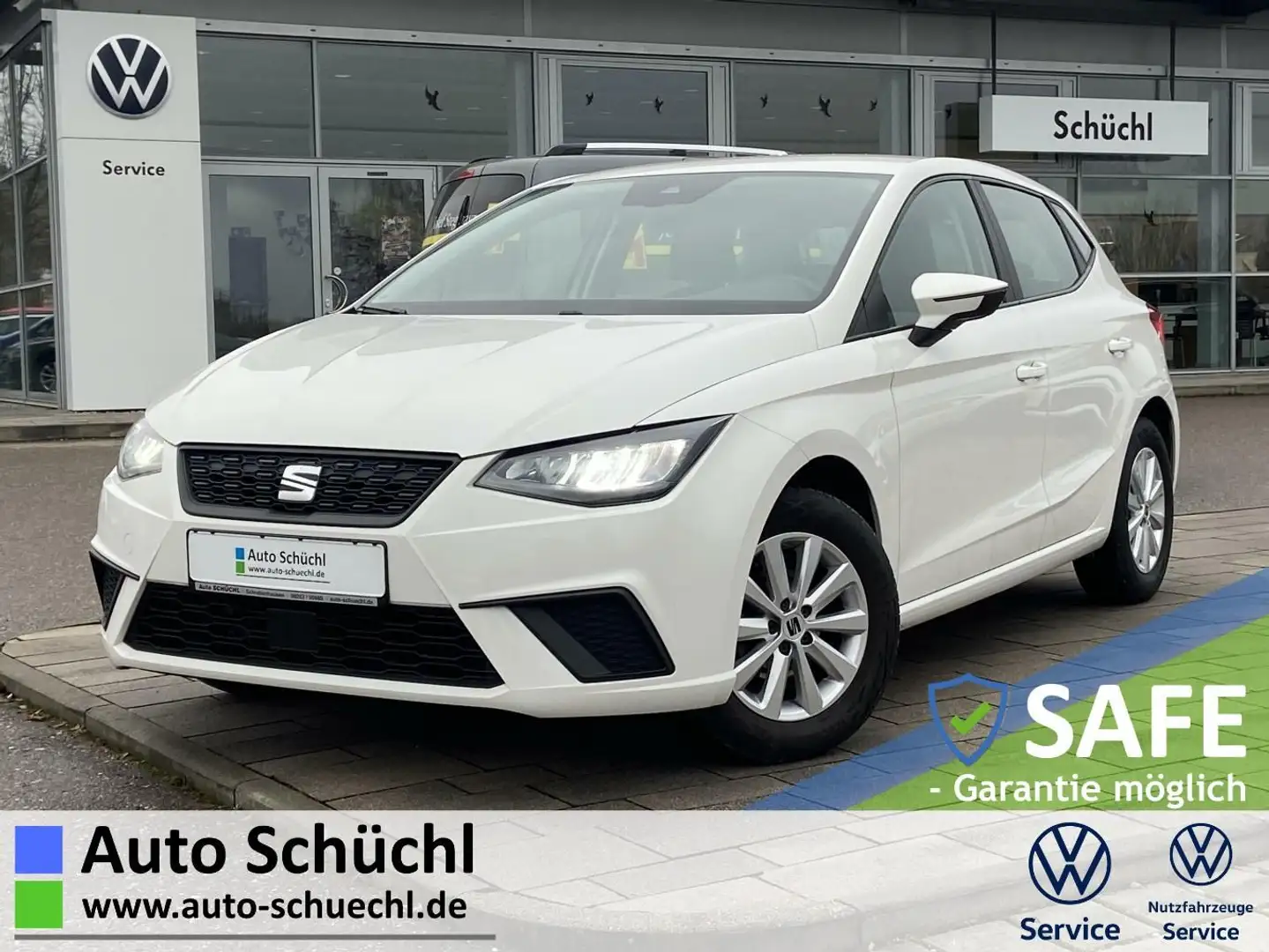 SEAT Ibiza 1.0 TSI Style BEATS+LED+FULL-LINK+SHZ+DAB+ Weiß - 1