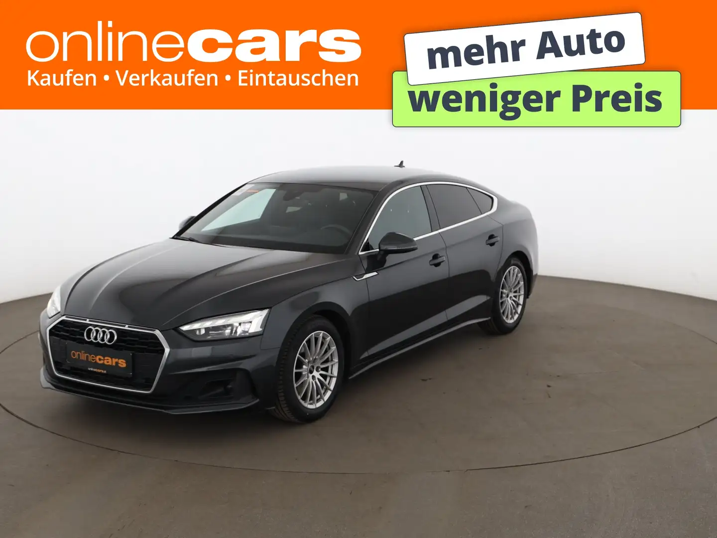 Audi A5 SB 35 TFSI Aut MATRIX AHK LEDER NAVI SITZHZG Grau - 1
