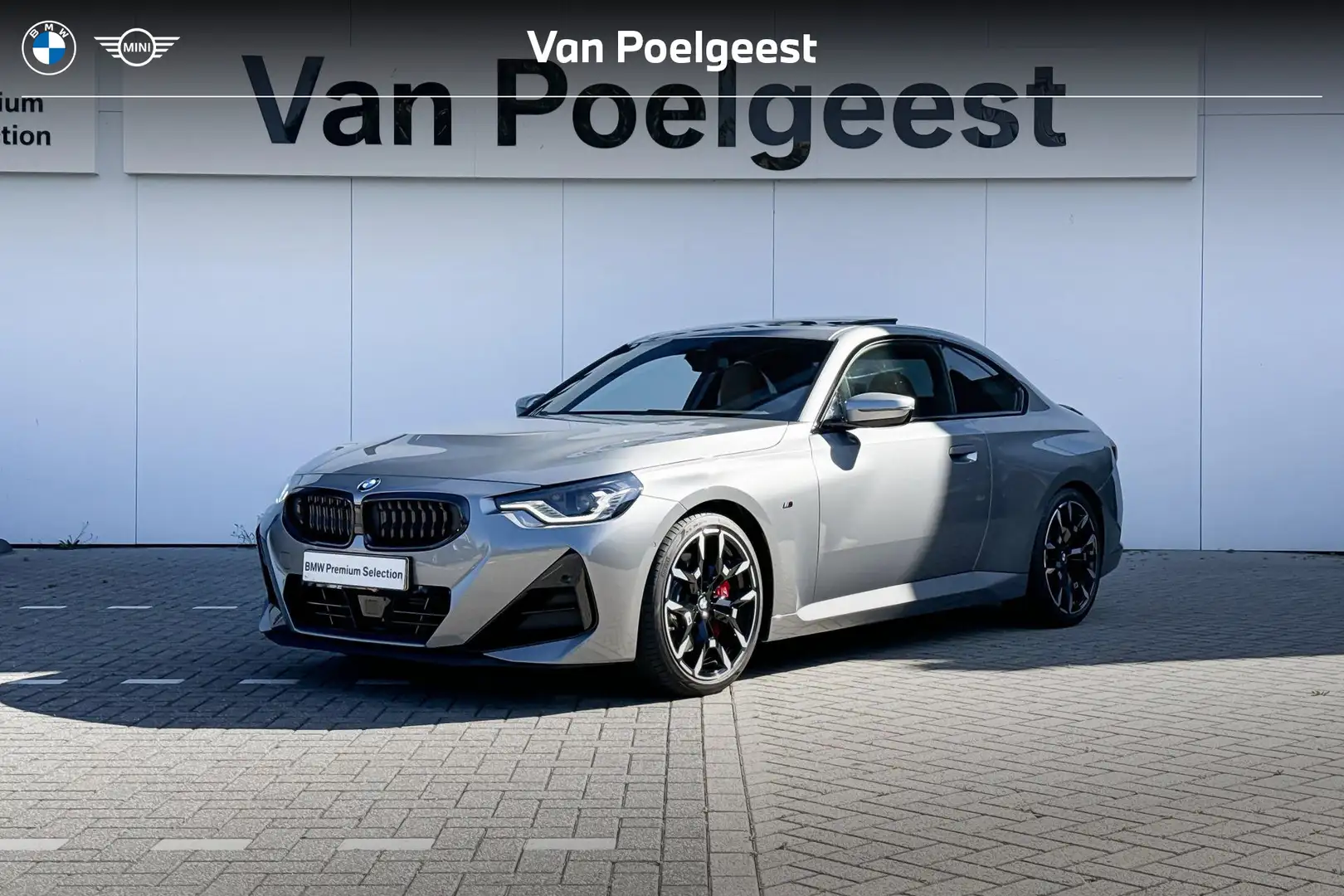 BMW 220 2 Serie Coupé 220i Grijs - 1