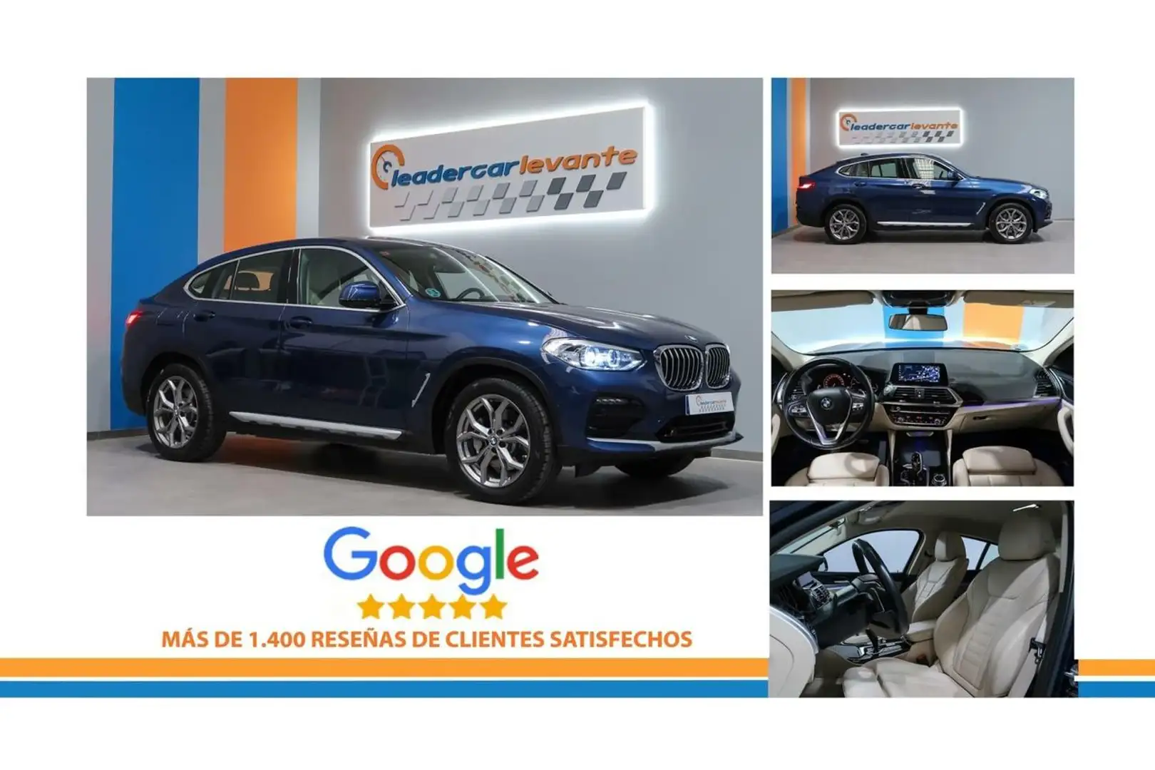 BMW X4 xDrive 30iA Bleu - 2
