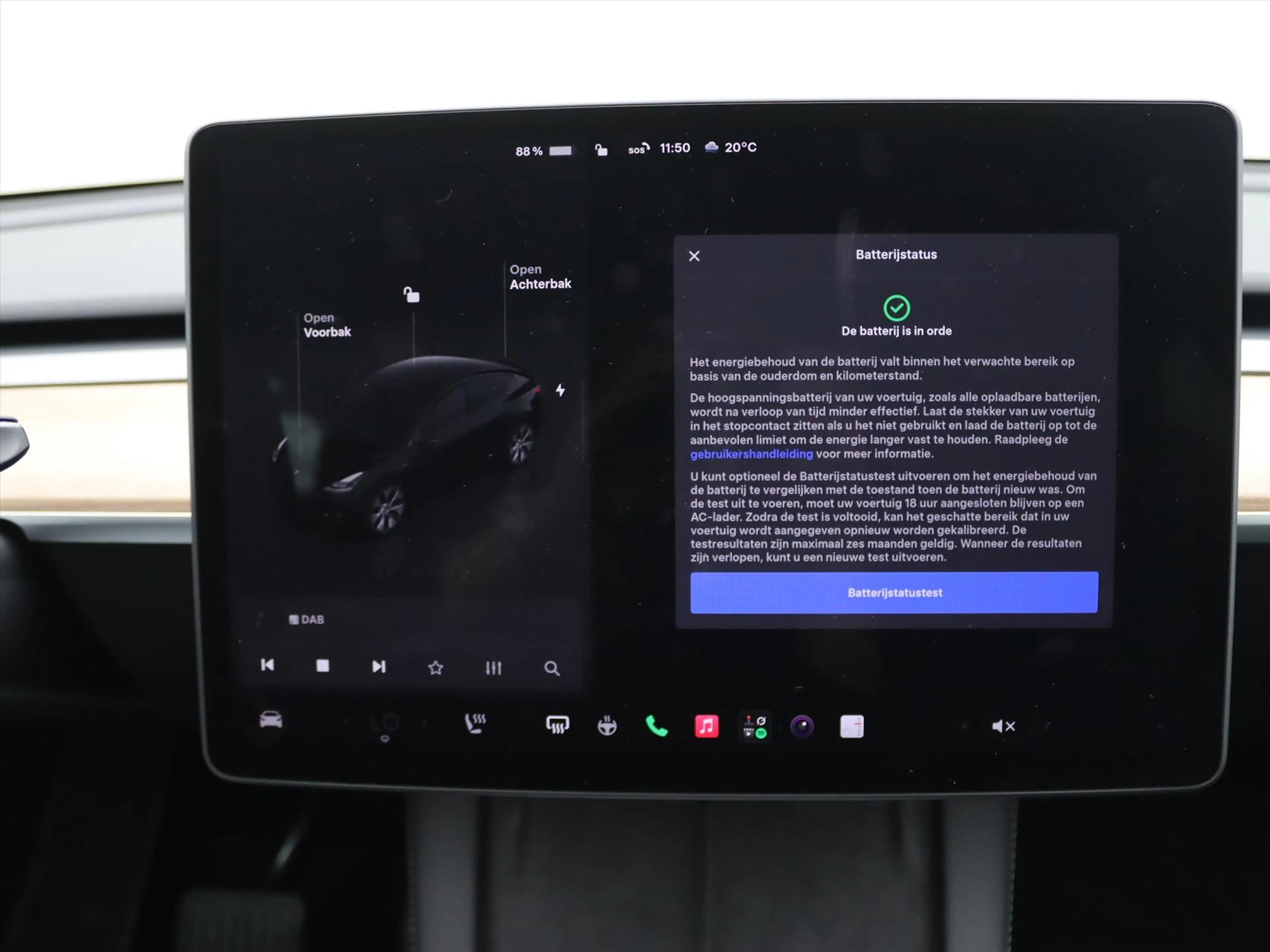 Tesla Model Y Long Range AWD 75kWh 351pk 93% SoH [ TREKHAAK+AMD — photo 35