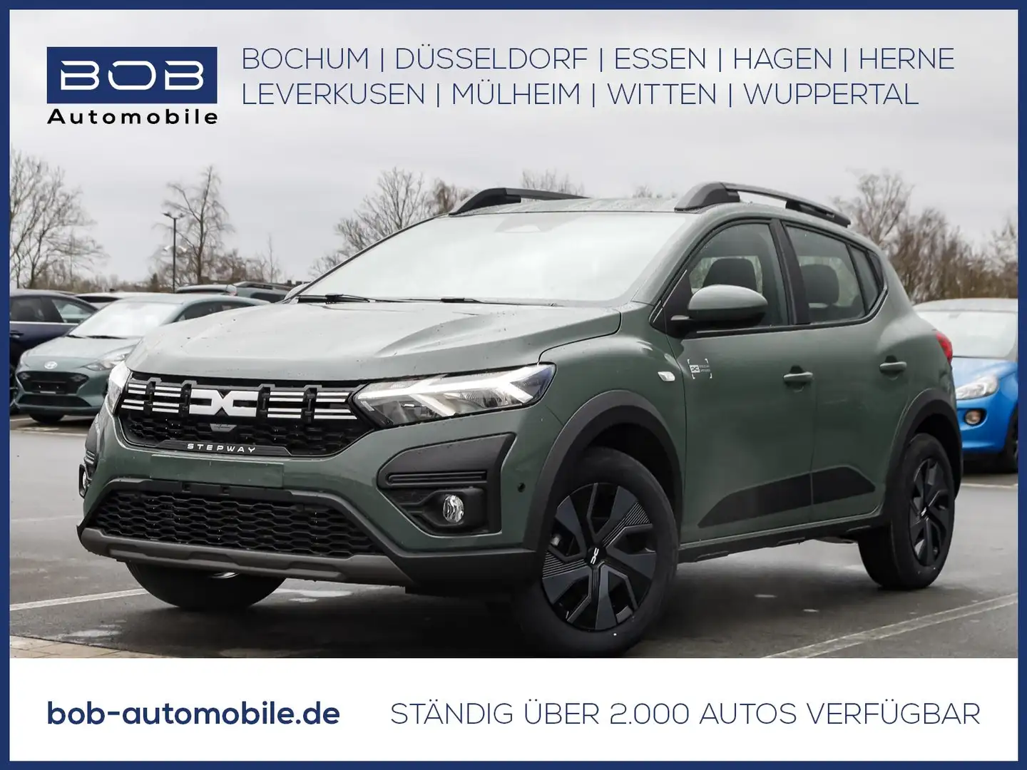 Dacia Sandero Stepway Expression TCe 90 NAVI SHZ PDC Verde - 1
