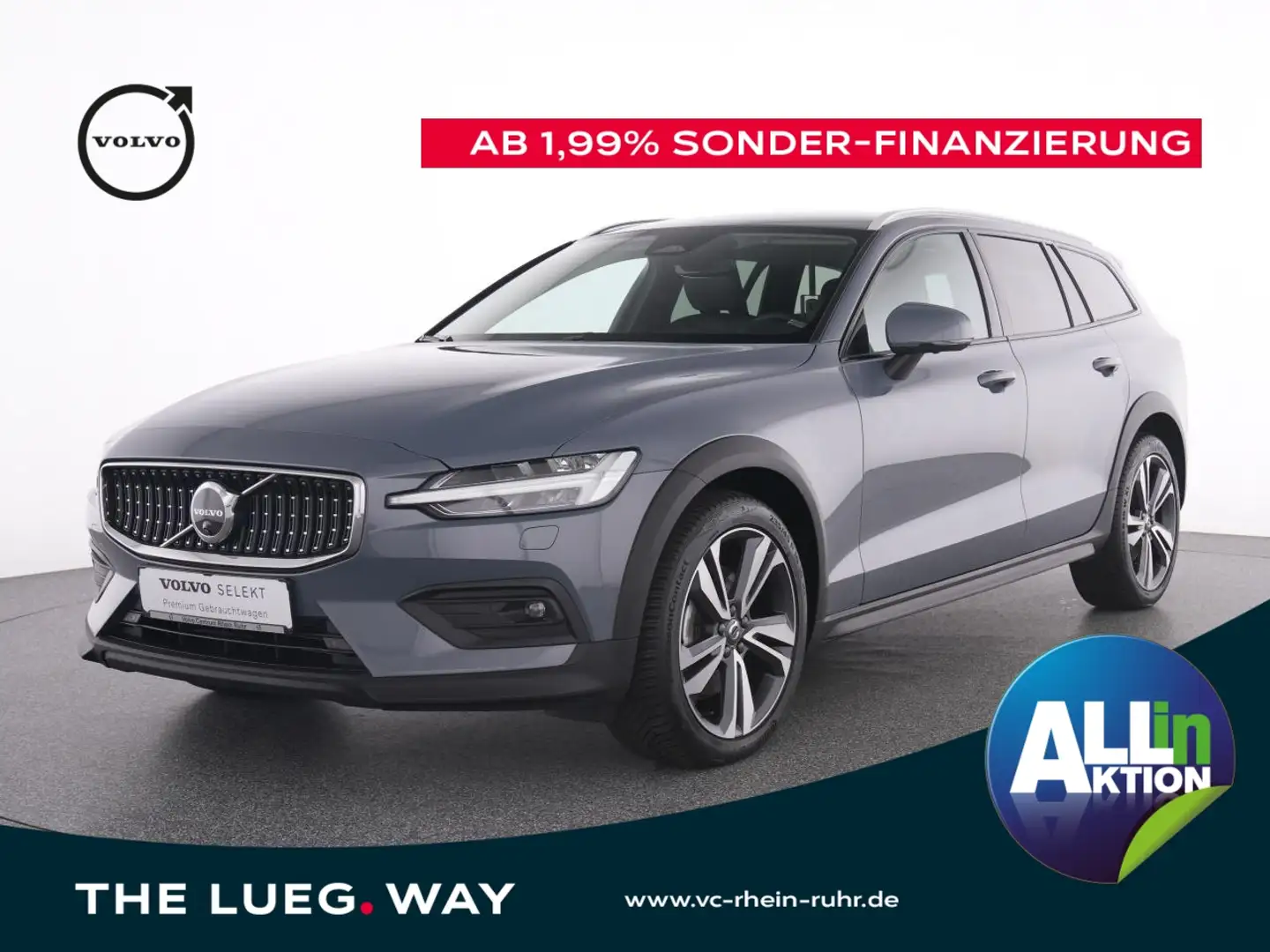 Volvo V60 Cross Country B4 D AWD Plus FAP+NAVI+WP+SKP Grau - 1