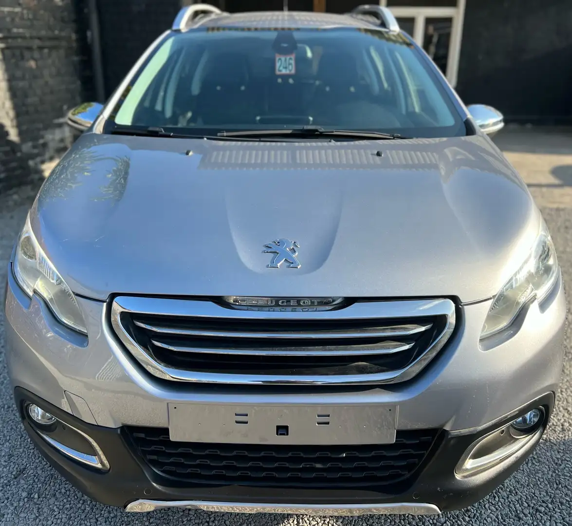 Peugeot 2008 1.6i Allure + NAVI + CAR-PASS + BOITE AUTOMAAT Grijs - 2