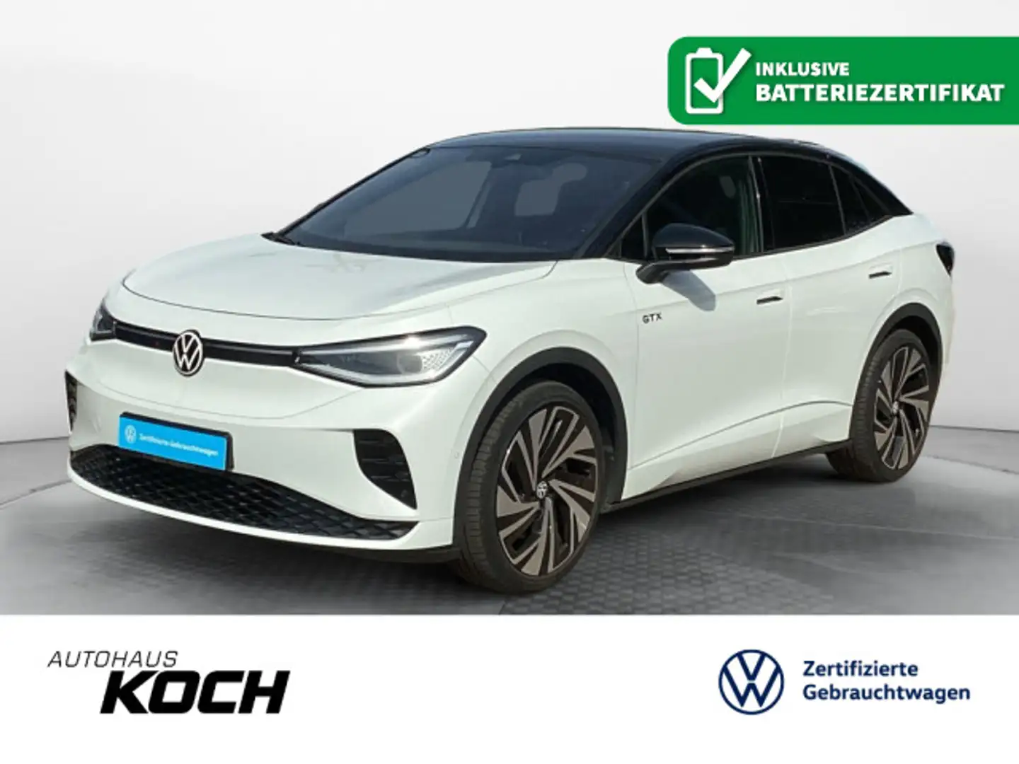 Volkswagen ID.5 GTX 4M AHK Pano LED Navi Weiß - 1
