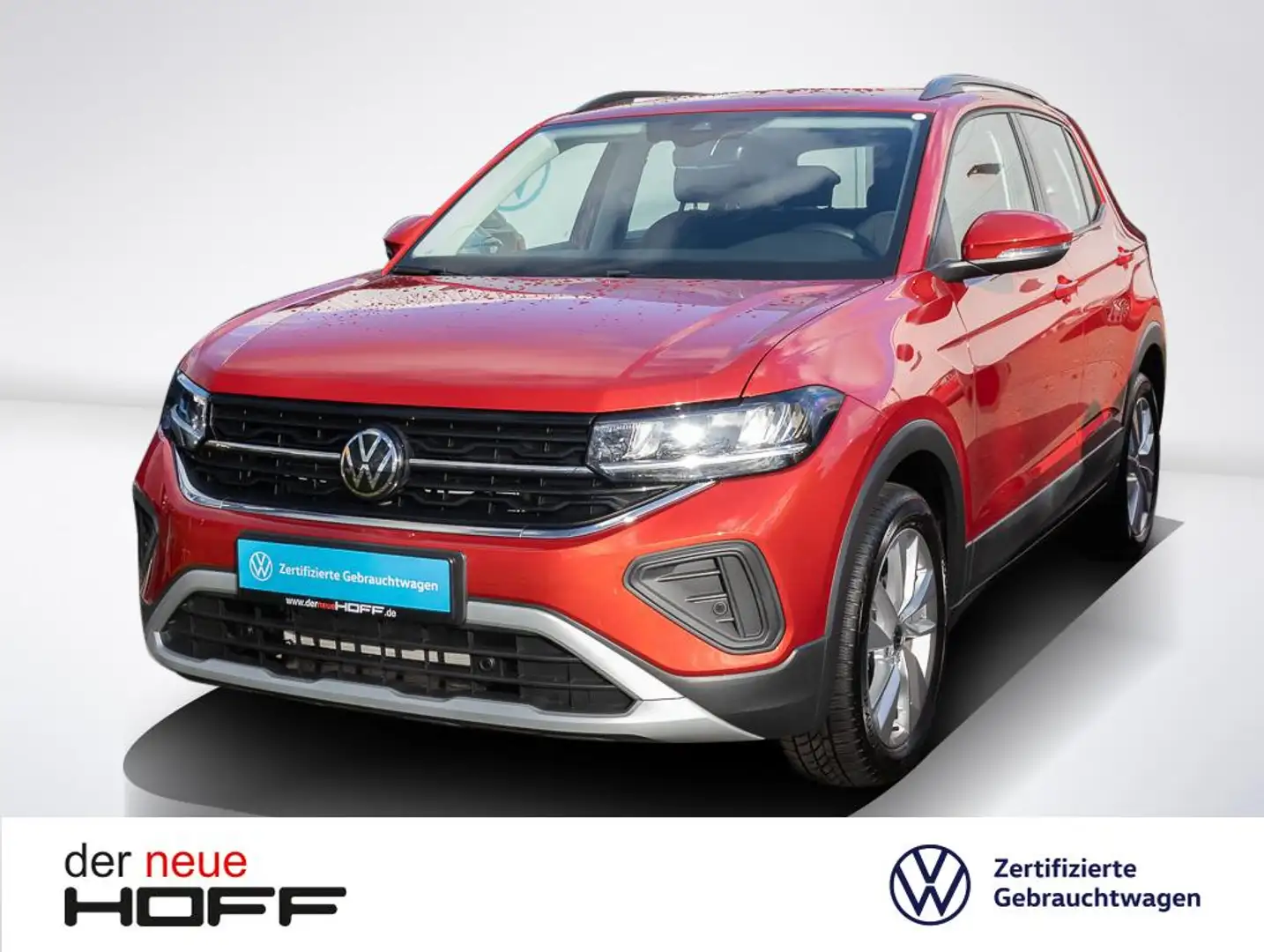Volkswagen T-Cross 1.0 TSI DSG Life Navi Bluetooth LED 17" Anschlussg Rot - 1