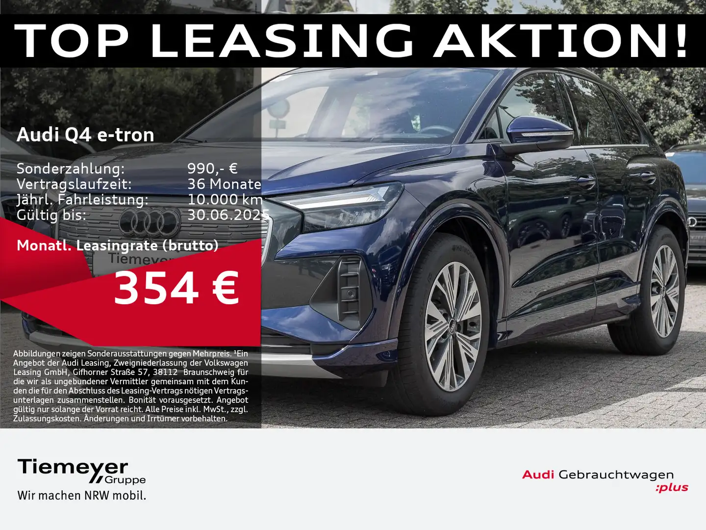Audi Q4 e-tron 45 Q ADVANCED SPORTSITZE NAVI+ KAMERA Blau - 1