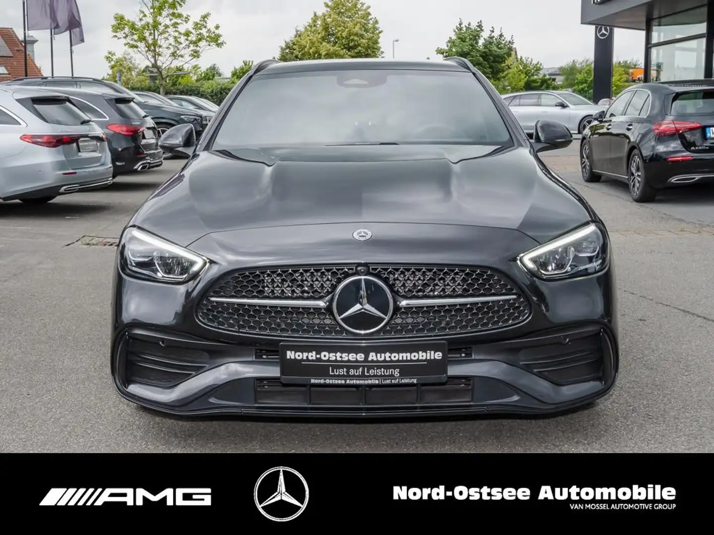 Mercedes-Benz C 300 d T AMG ADV. NIGHT KAMERA PANO LED DISTRO Gris - 2