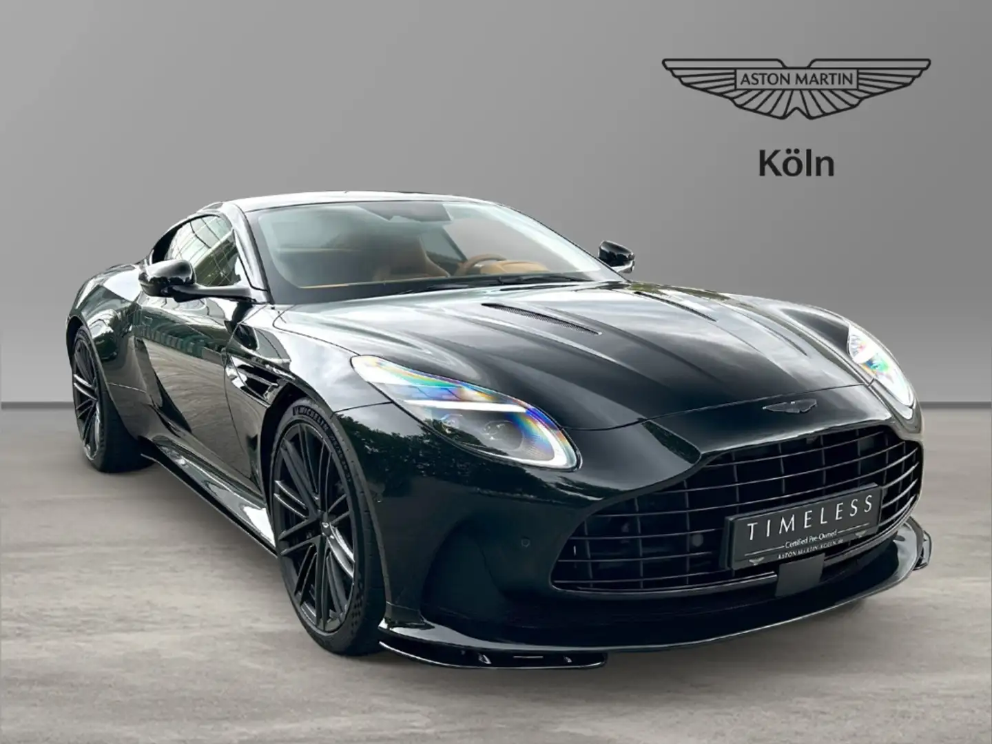 Aston Martin DB12 Jet Black Oxford Tan Twill Carbon Schwarz - 1