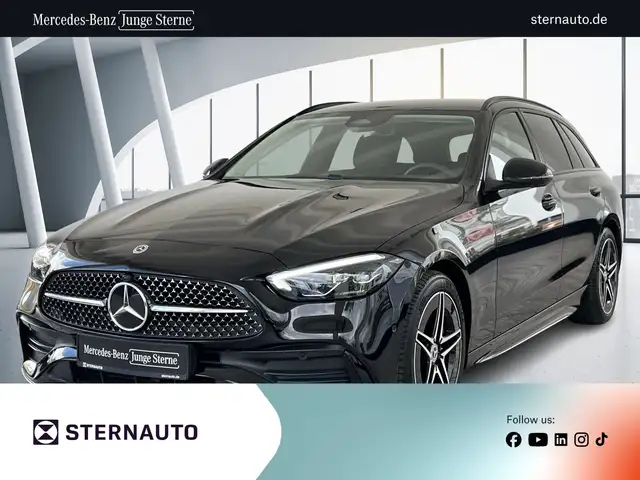 Mercedes-Benz C 220 d T AMG Line/Distronic/Kamera/LED/Sitzhzg. Navi/KEYLESS-GO Start-Funktion/Styling/Autom./Klima/Park-Assist./MF-Lenkrad
