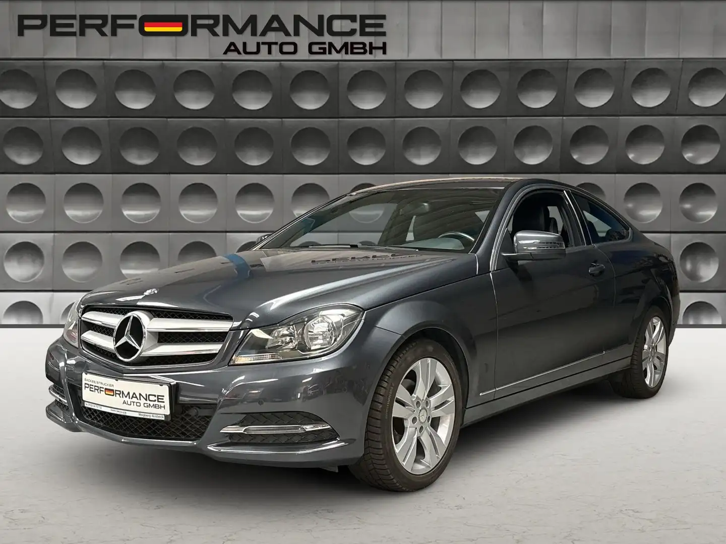 Mercedes-Benz C 180 Coupe Automatik Leder Navi PDC Bluetooth Grau - 2