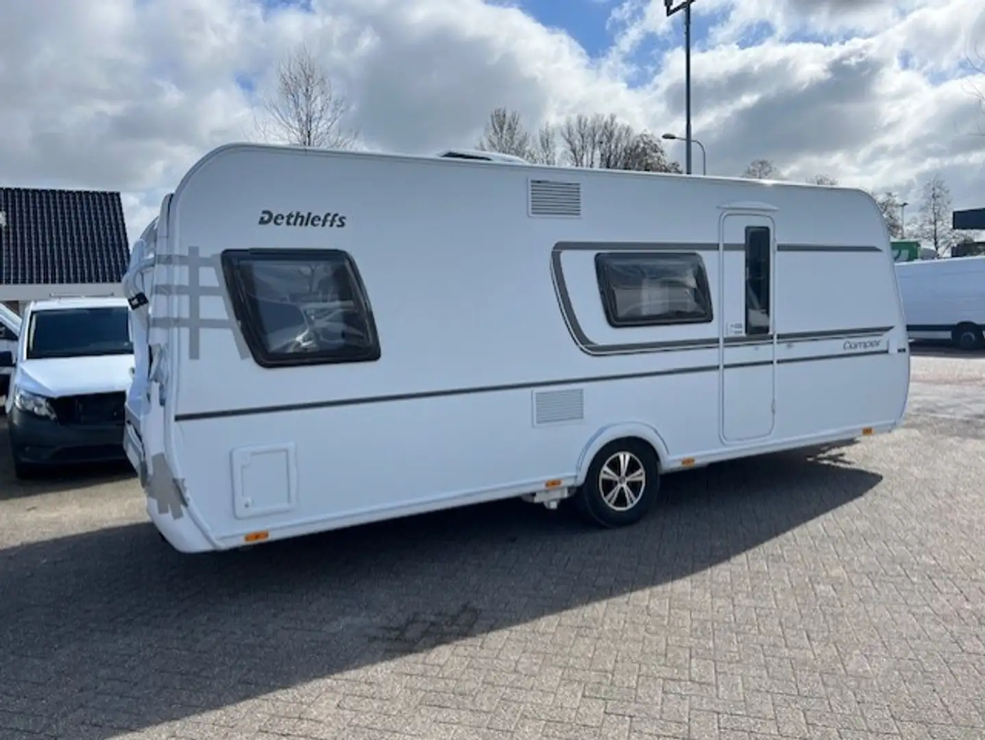 Dethleffs CAMPER  STAPELBED  VASTBED RONDZIT DAKAIRCO Blanc - 2