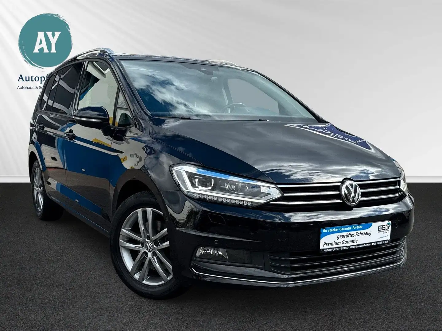 Volkswagen Touran Sound |Panorama|Anhängkppl.|Acc|Led|Navi| Schwarz - 1